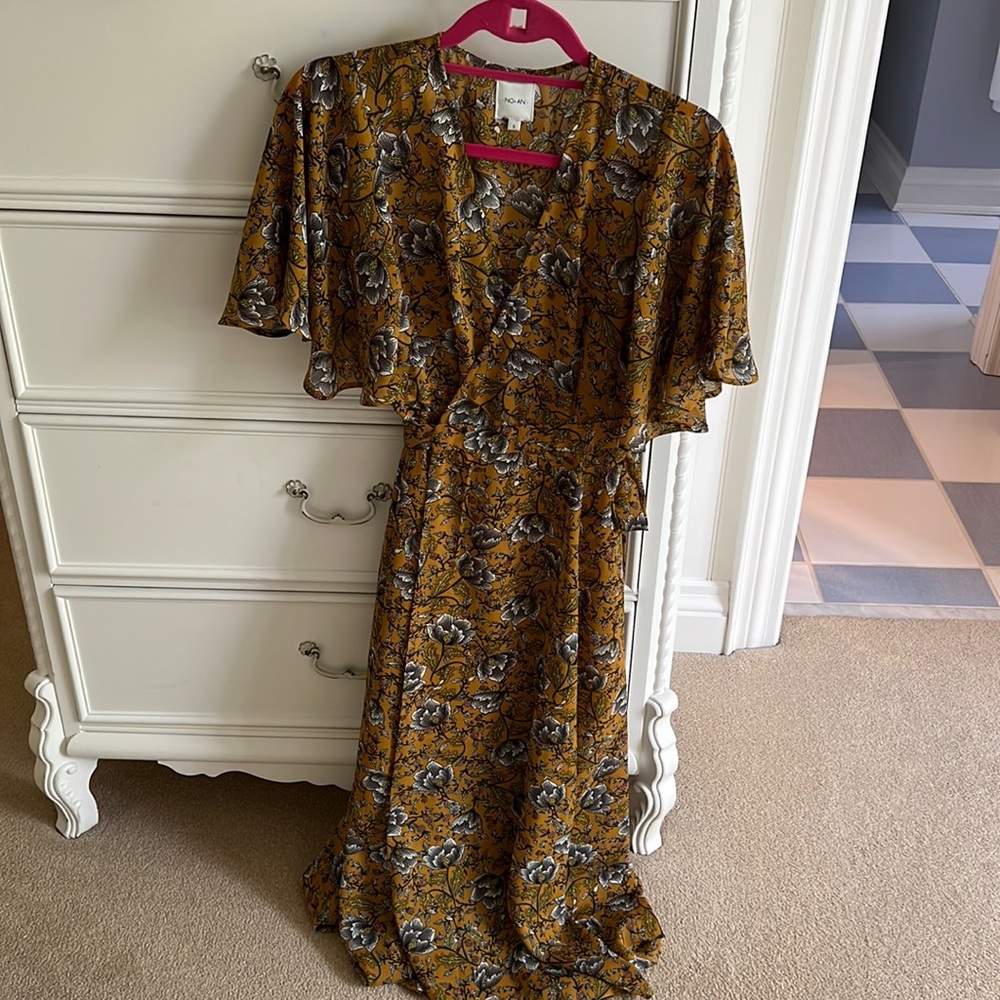 Floral Wrap Dress